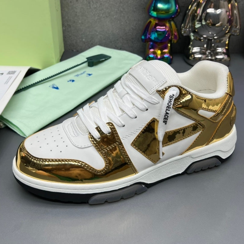 Off-White Arrow Logo Leather Sneakers #42