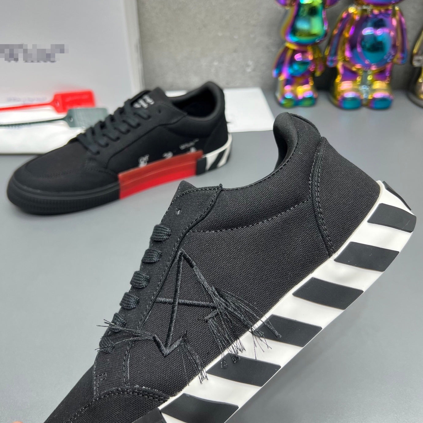 Off-White Canvas Sneakers#67