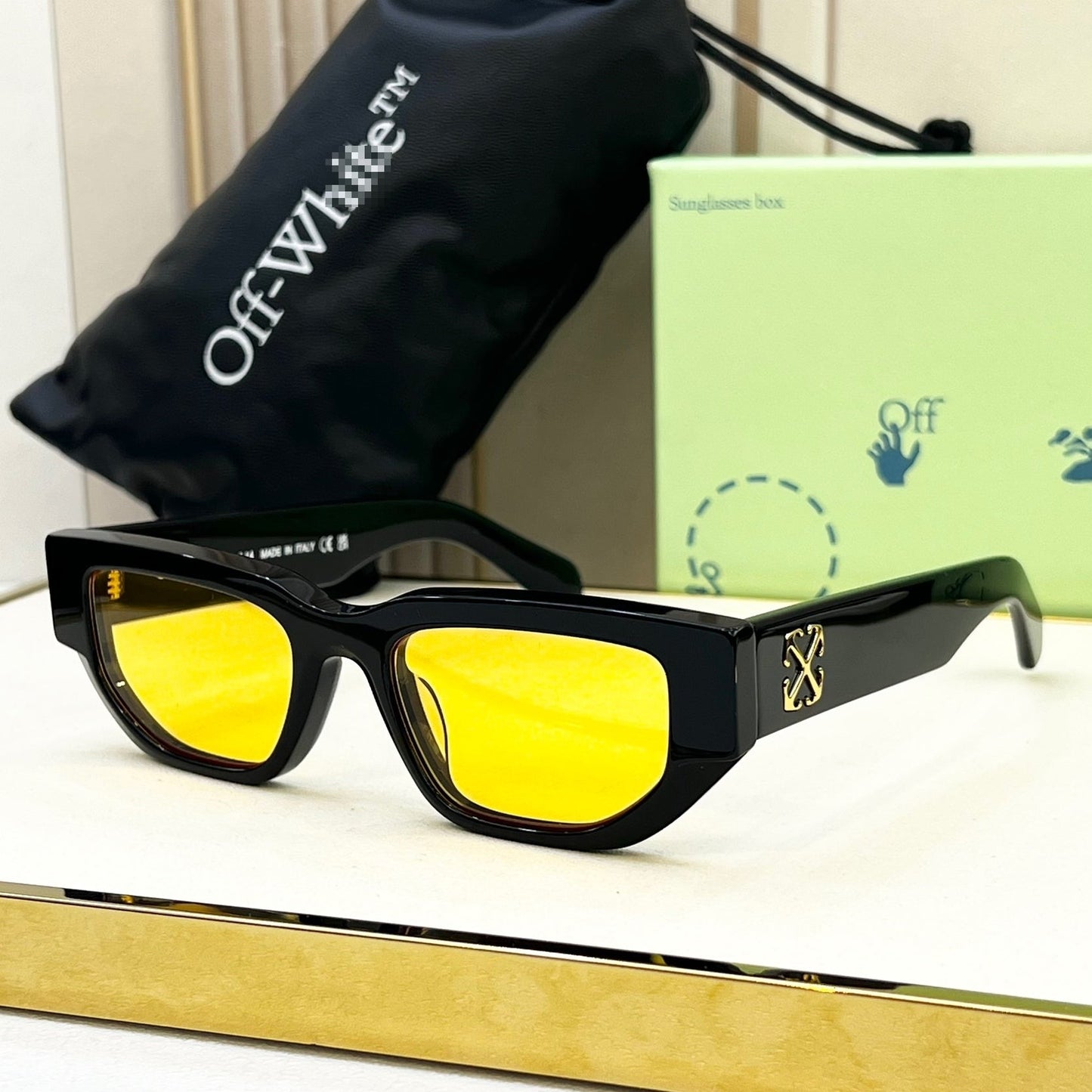 Off-White Arrow logo sunglasses#115