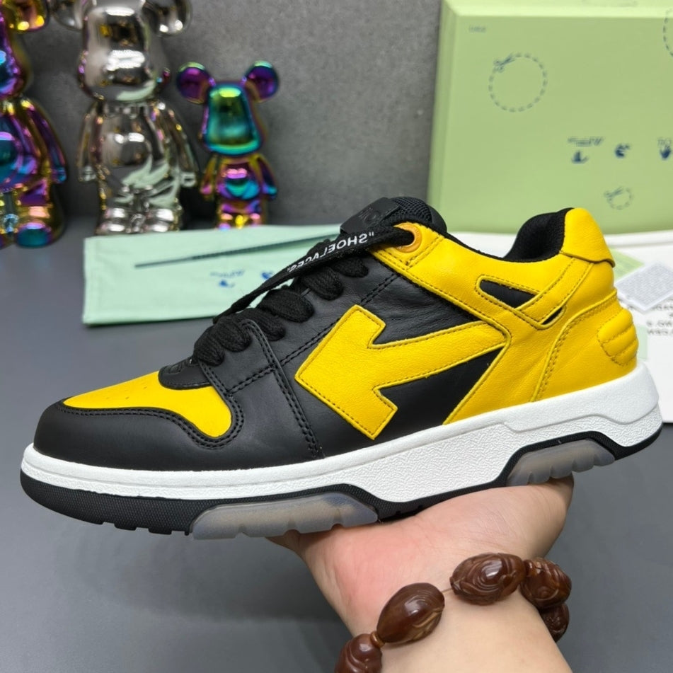 Off-White Arrow Logo Leather Sneakers #42