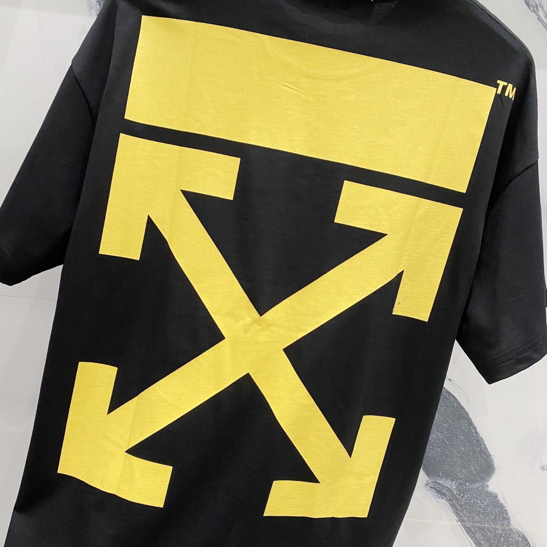 Off-White Arrow Logo Cotton T-shirt#34
