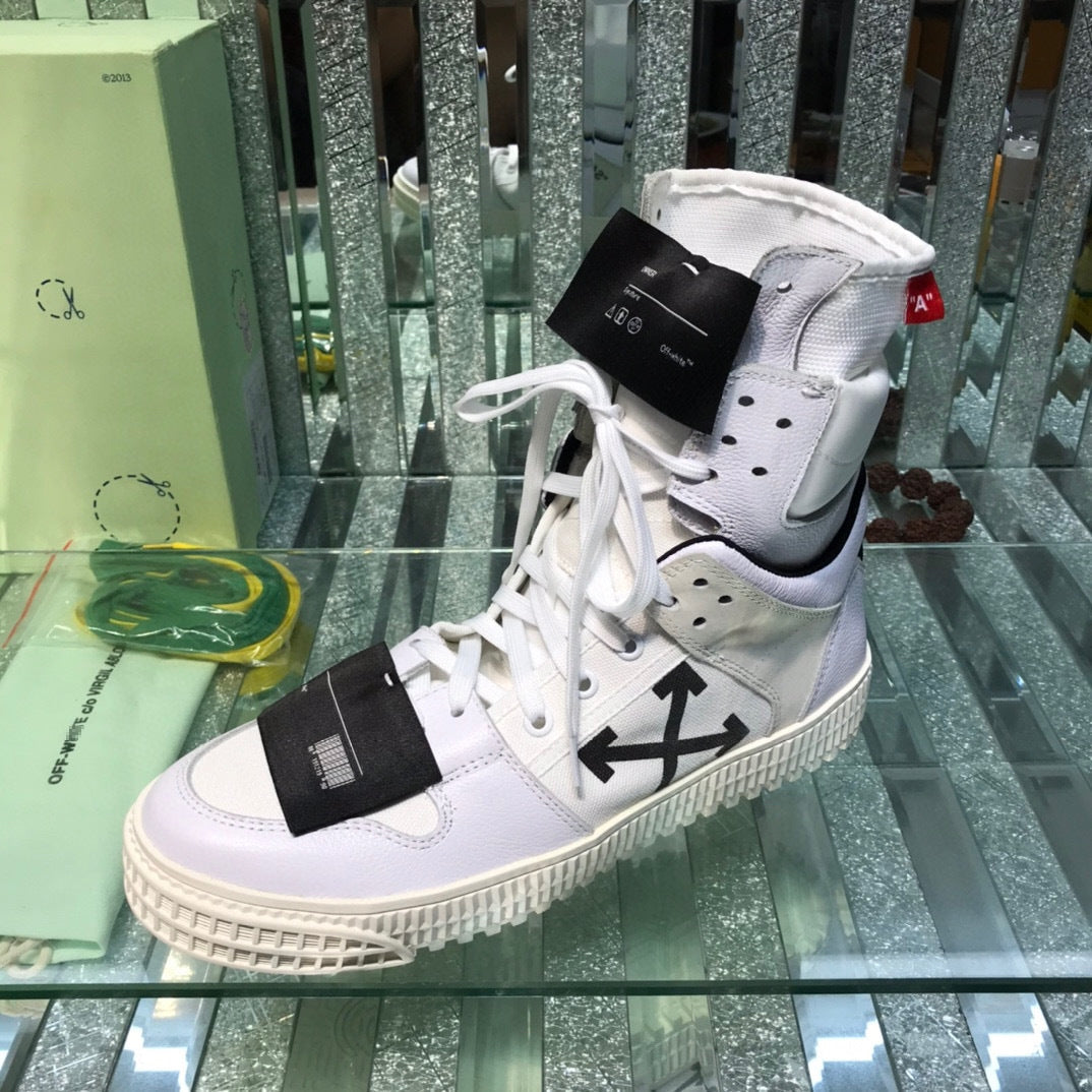 Off-White Arrow logo high-top sneakers#33