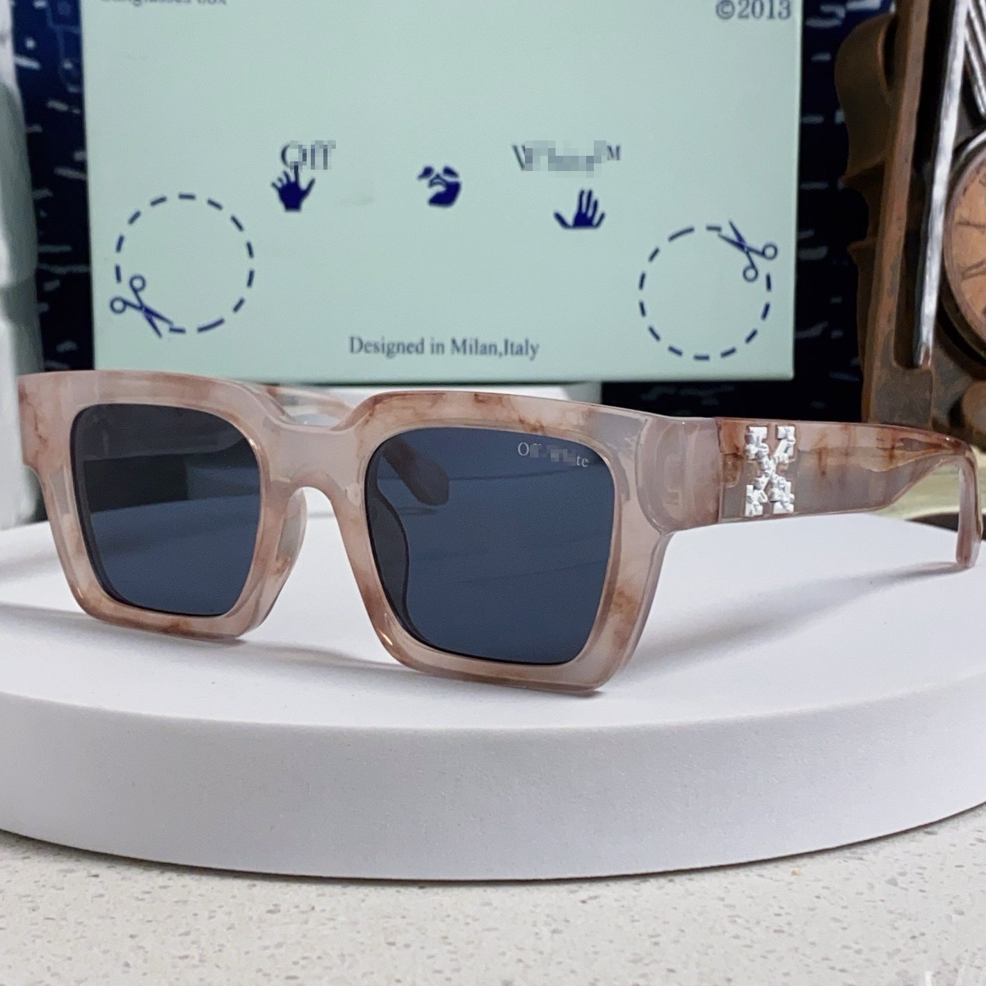 Off-White Arrow logo sunglasses#004