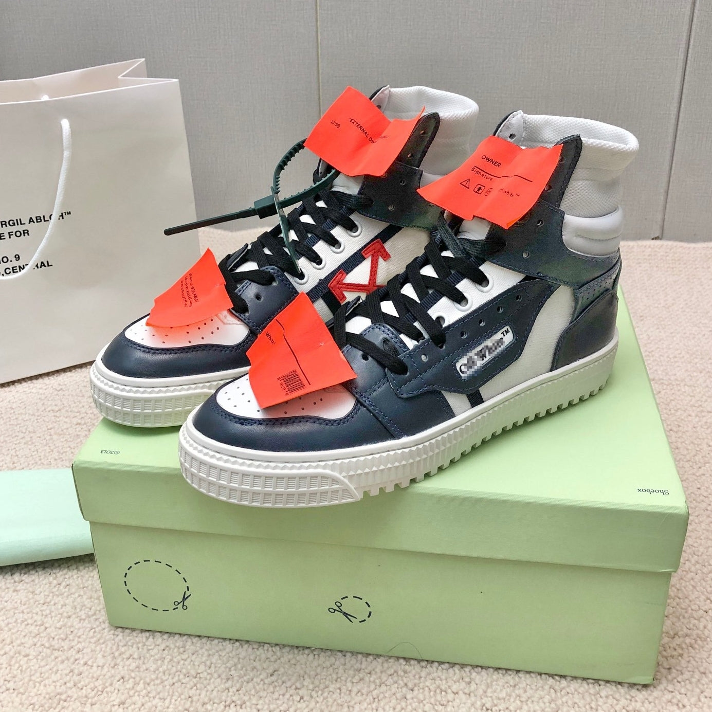 Off-White Arrow logo high-top sneakers#13