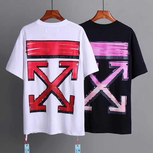 Off-White Arrow Logo Cotton T-shirt#12
