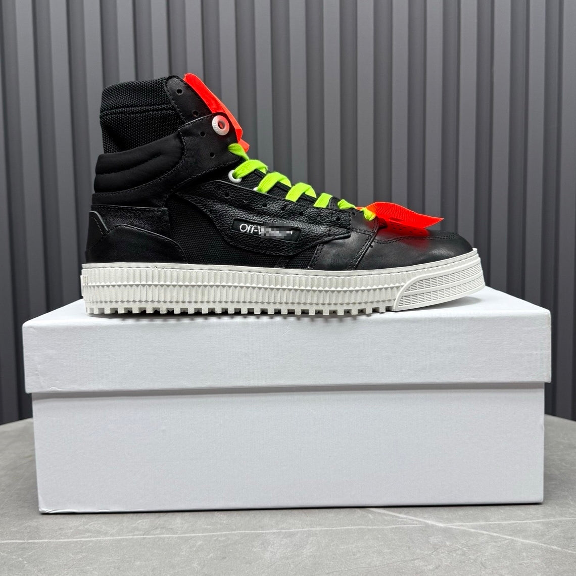 Off-WhiteArrow logo high-top sneakers#24