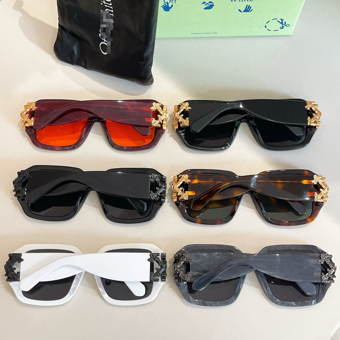 Off-White Arrow logo sunglasses#001