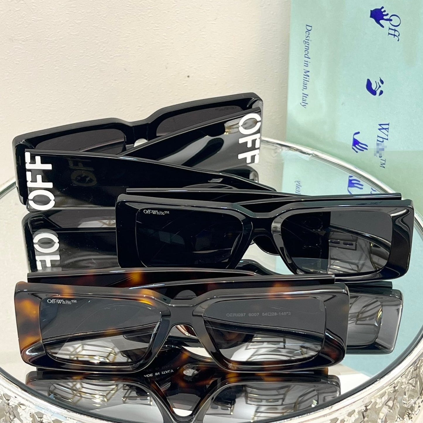 Off-White Arrow logo sunglasses#097