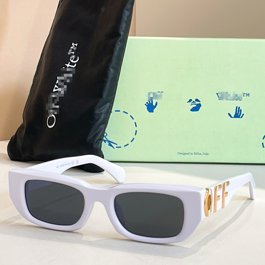 Off-White Arrow logo sunglasses#124