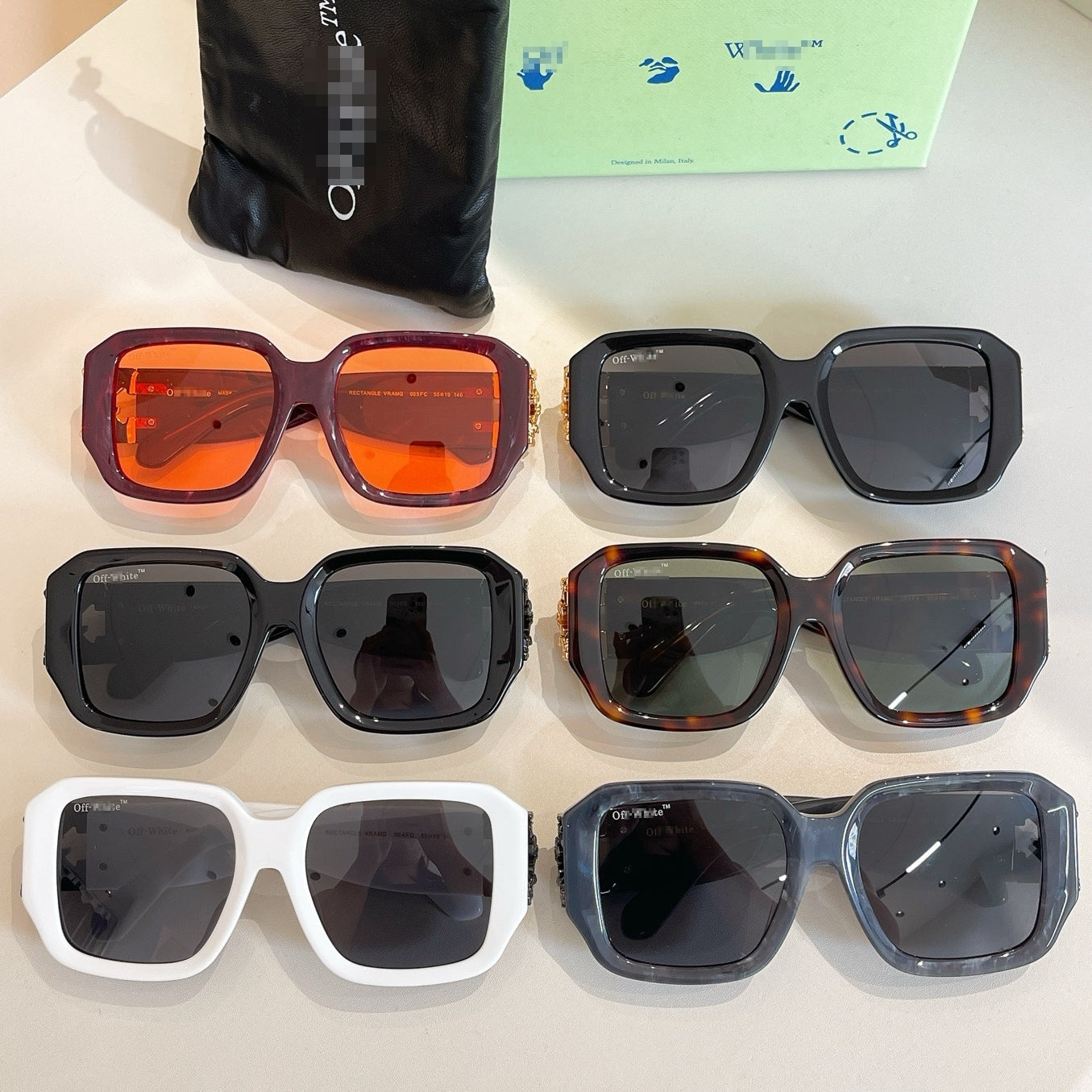 Off-White Arrow logo sunglasses#001