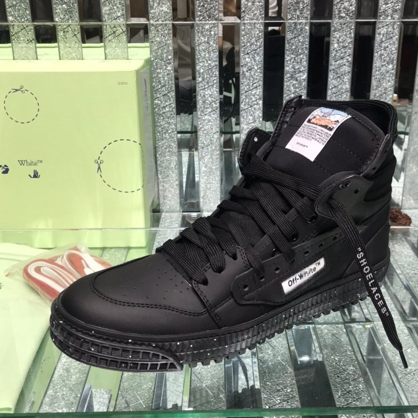 Off-White Arrow Logo Leather Sneakers #34