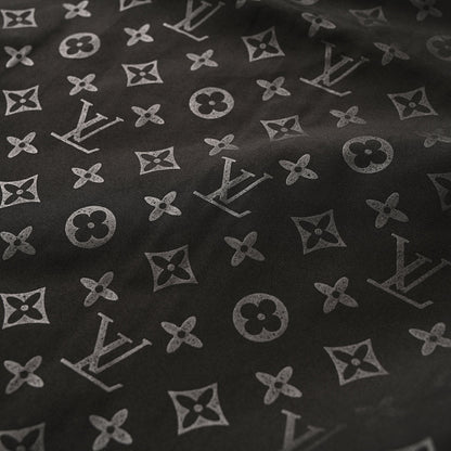 Louis Vuitton Embroidered Logo Anime-Style Leather Jacket