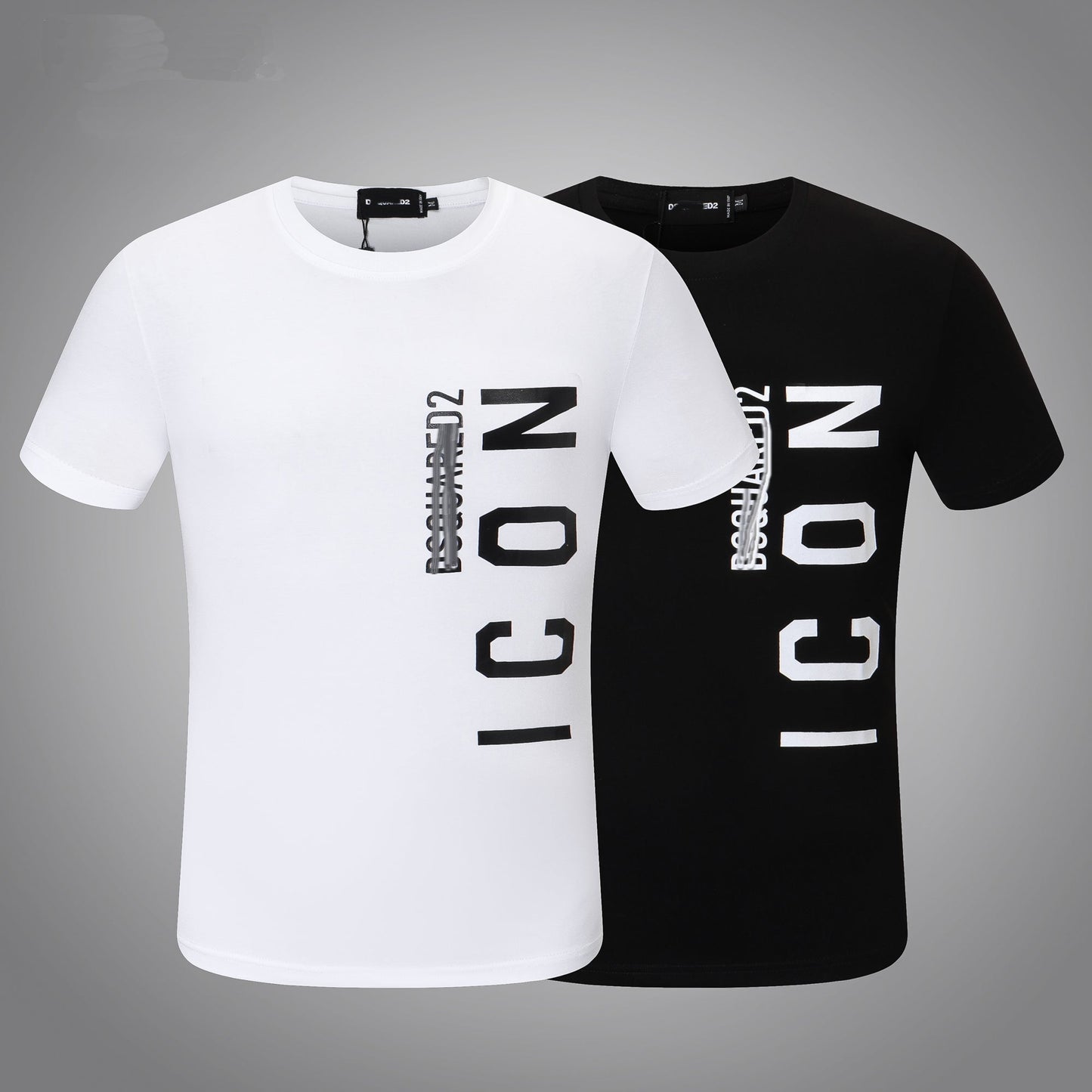 D2 Lettering Cotton T-shirt #32