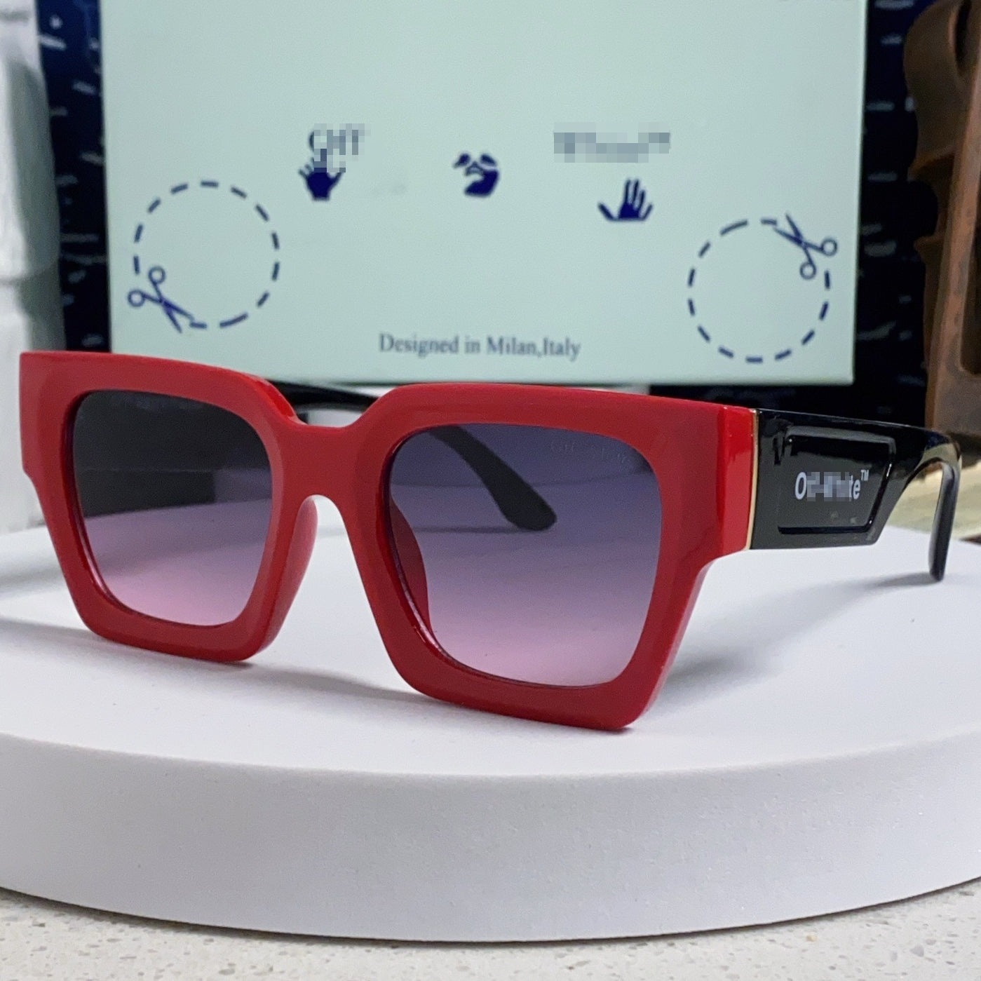 Off-White Arrow logo sunglasses#005