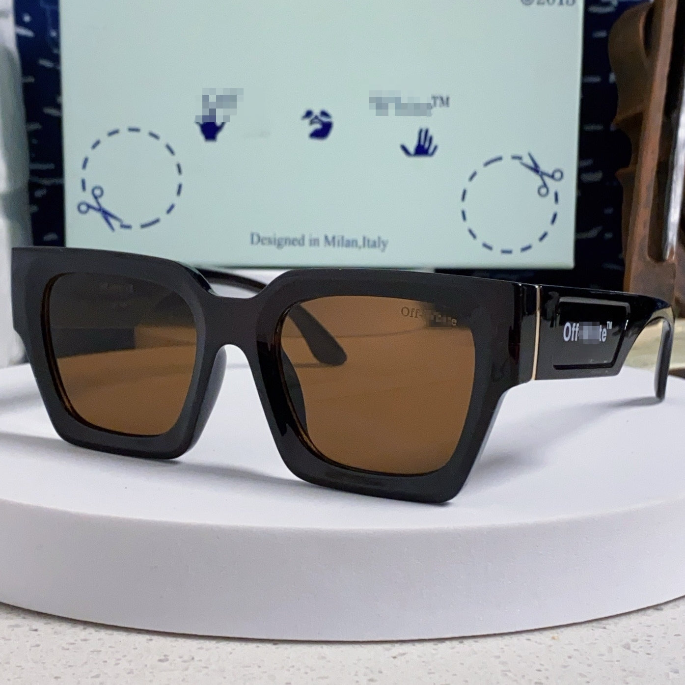 Off-White Arrow logo sunglasses#005