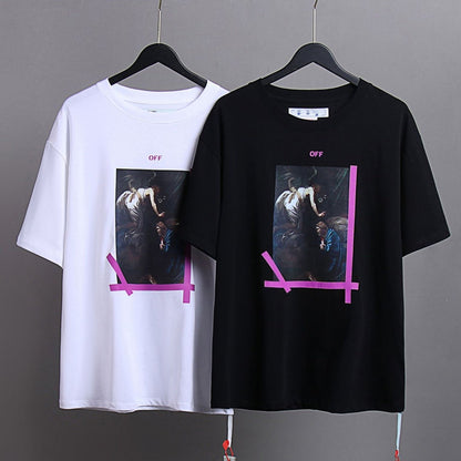 Off-White Arrow Logo Cotton T-shirt#70