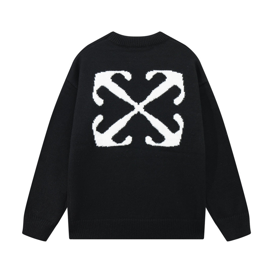 Off-White Intarsia Knit Sweater#5