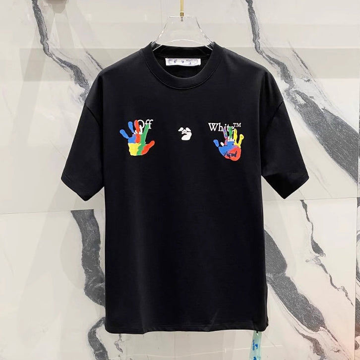 Off-White Arrow Logo Cotton T-shirt#1002