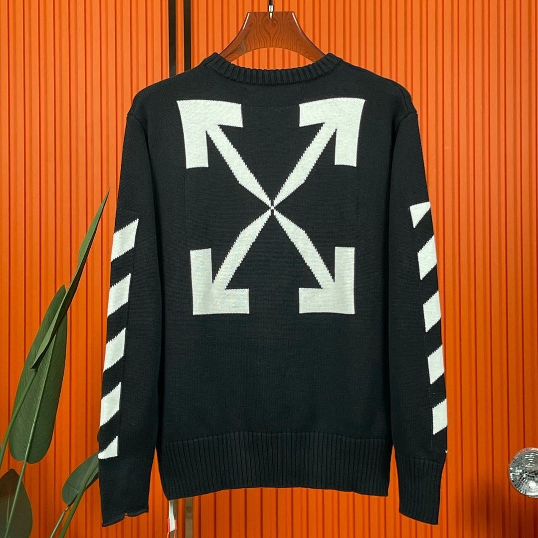 Off-White Intarsia Knit Sweater#14