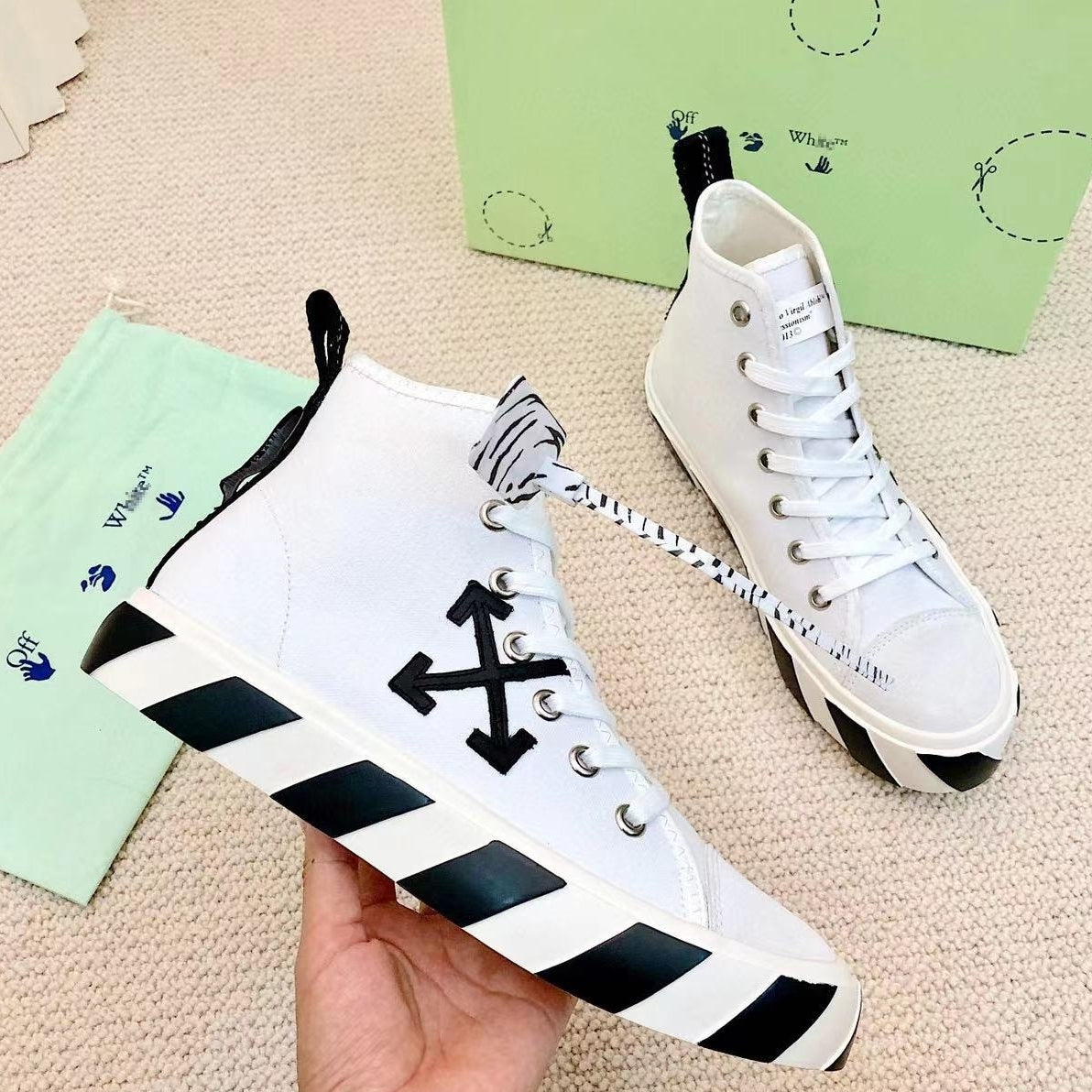 Off-White high-top sneakers#48
