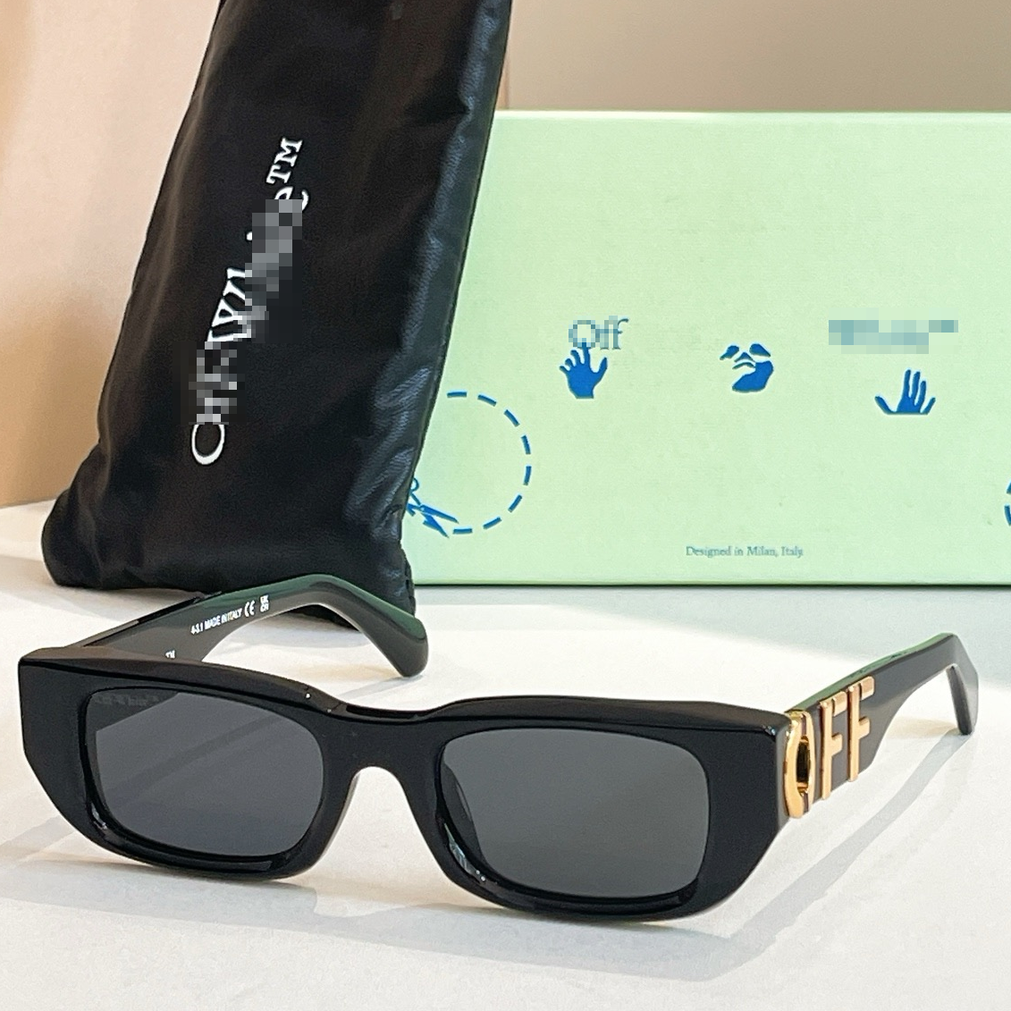 Off-White Arrow logo sunglasses#124