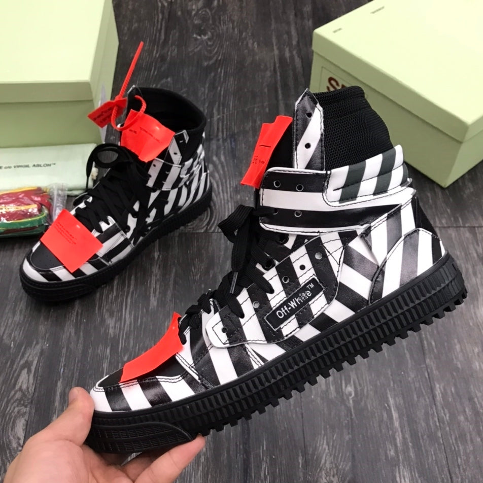 Off-White Arrow Logo Leather Sneakers #43