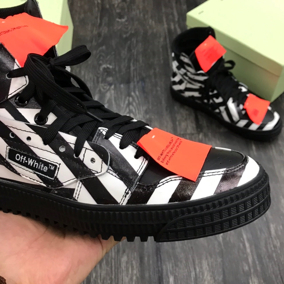 Off-White Arrow Logo Leather Sneakers #43