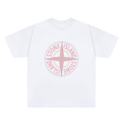 ST0NE lSLAND Pure Cotton T-Shirt #20