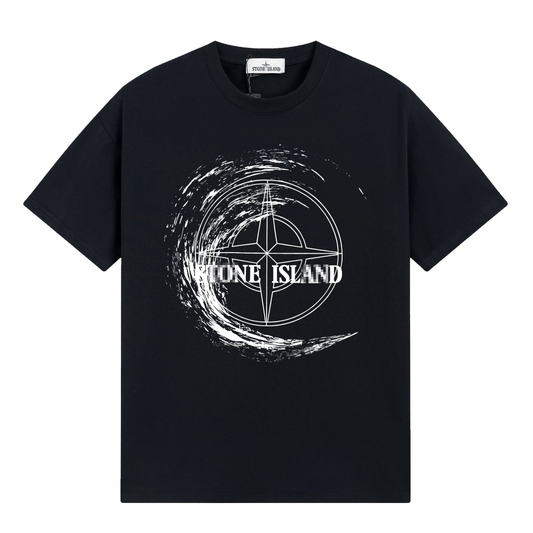 ST0NE lSLAND Pure Cotton T-Shirt #22