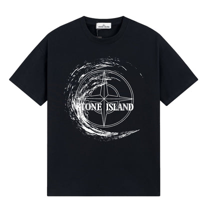 ST0NE lSLAND Pure Cotton T-Shirt #22
