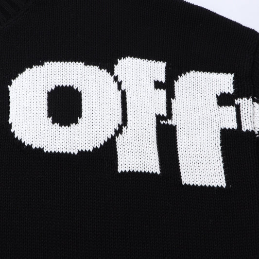 Off-White Intarsia Knit Sweater#8