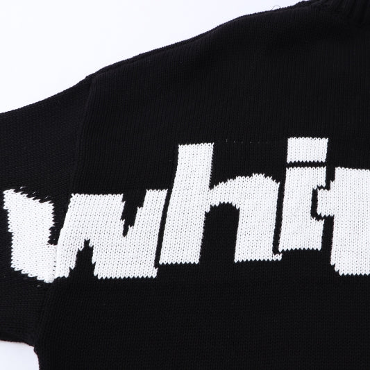 Off-White Intarsia Knit Sweater#8