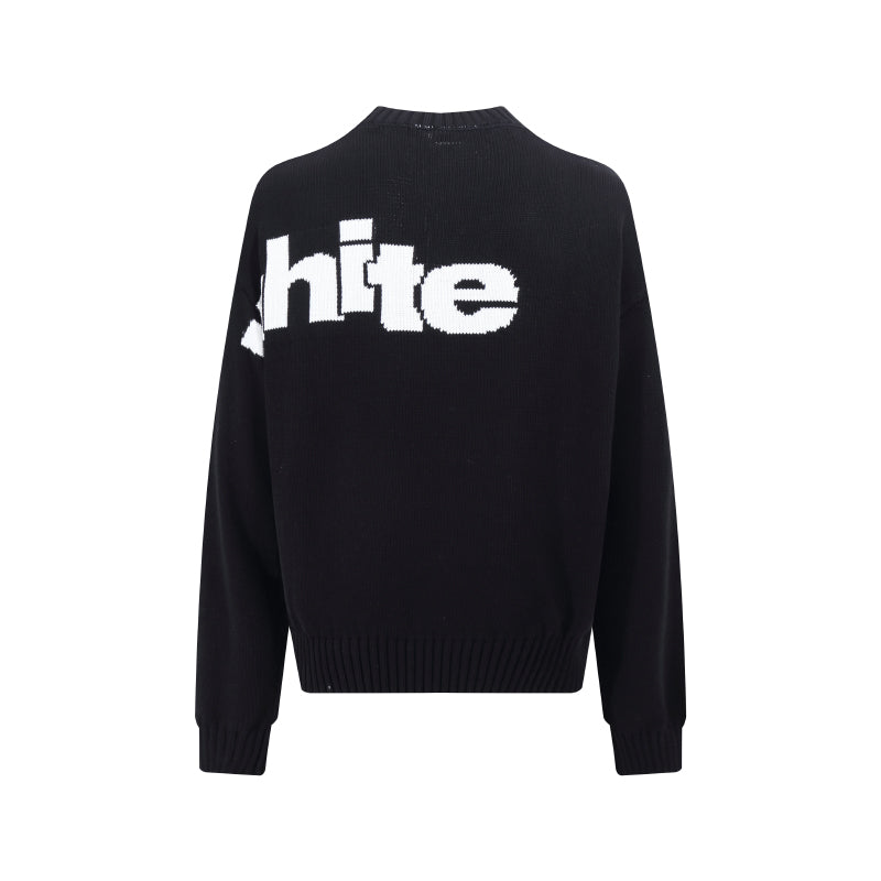 Off-White Intarsia Knit Sweater#8