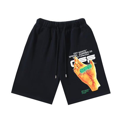 Off-White arrow print shorts#15