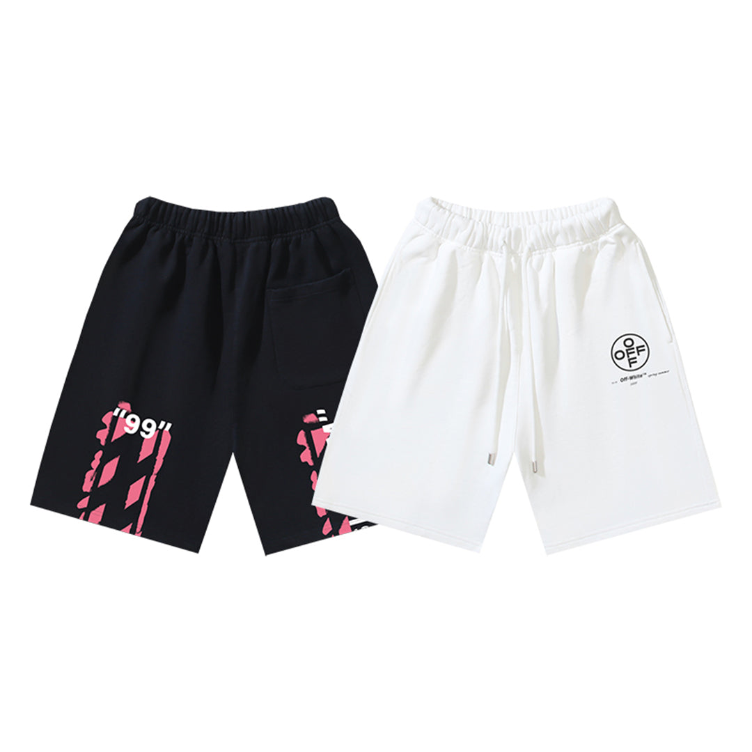 Off-White arrow print shorts#11