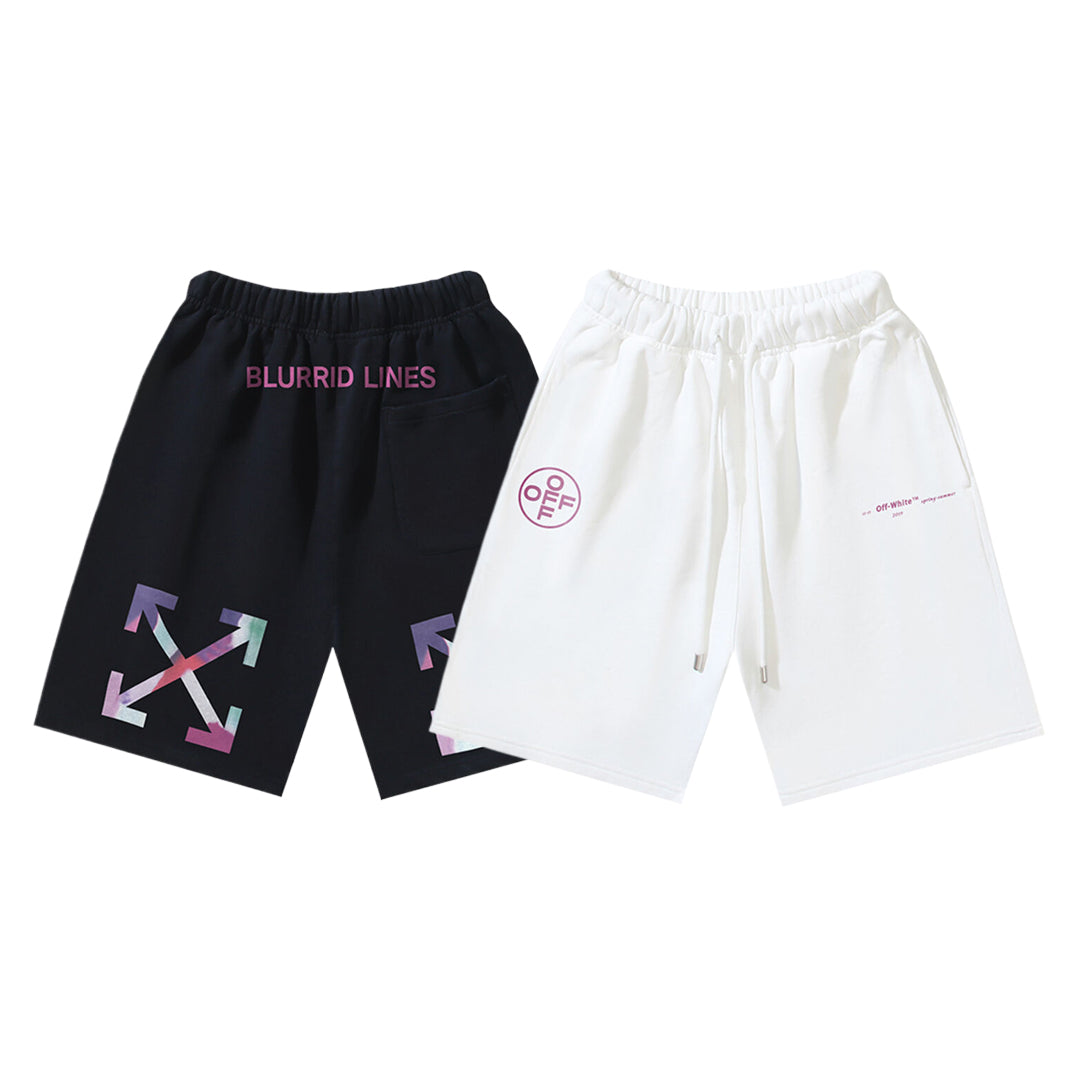 Off-White arrow print shorts#13