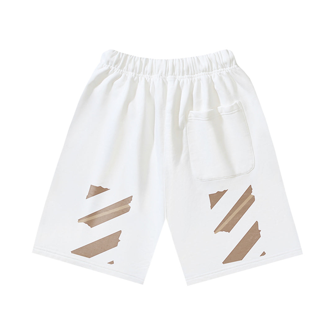 Off-White arrow print shorts#12