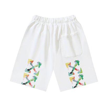 Off-White arrow print shorts#1