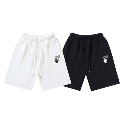 Off-White arrow print shorts#7