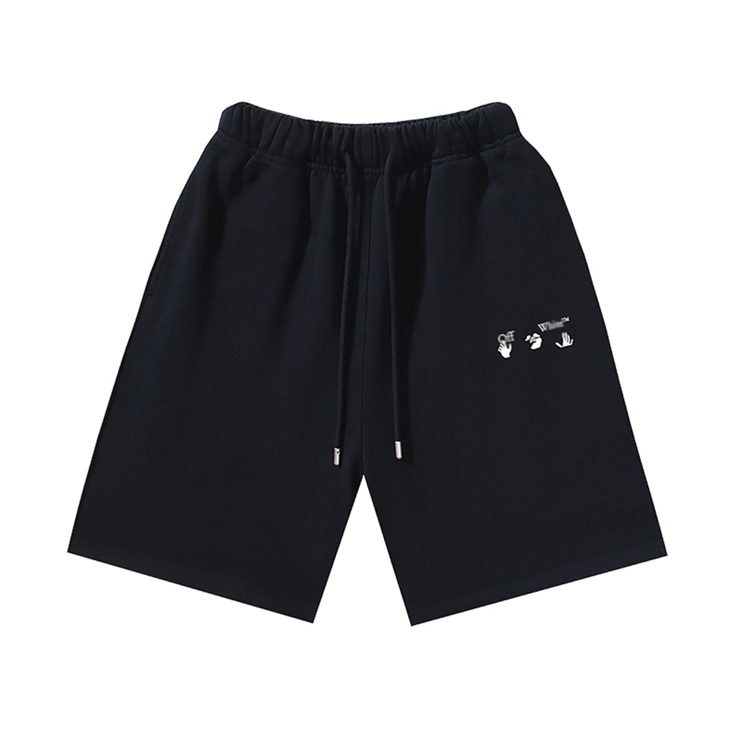 Off-White arrow print shorts#14