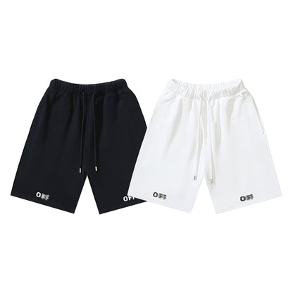 Off-White arrow print shorts#10
