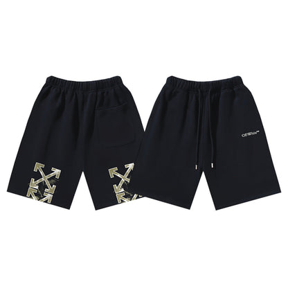 Off-White arrow print shorts#17