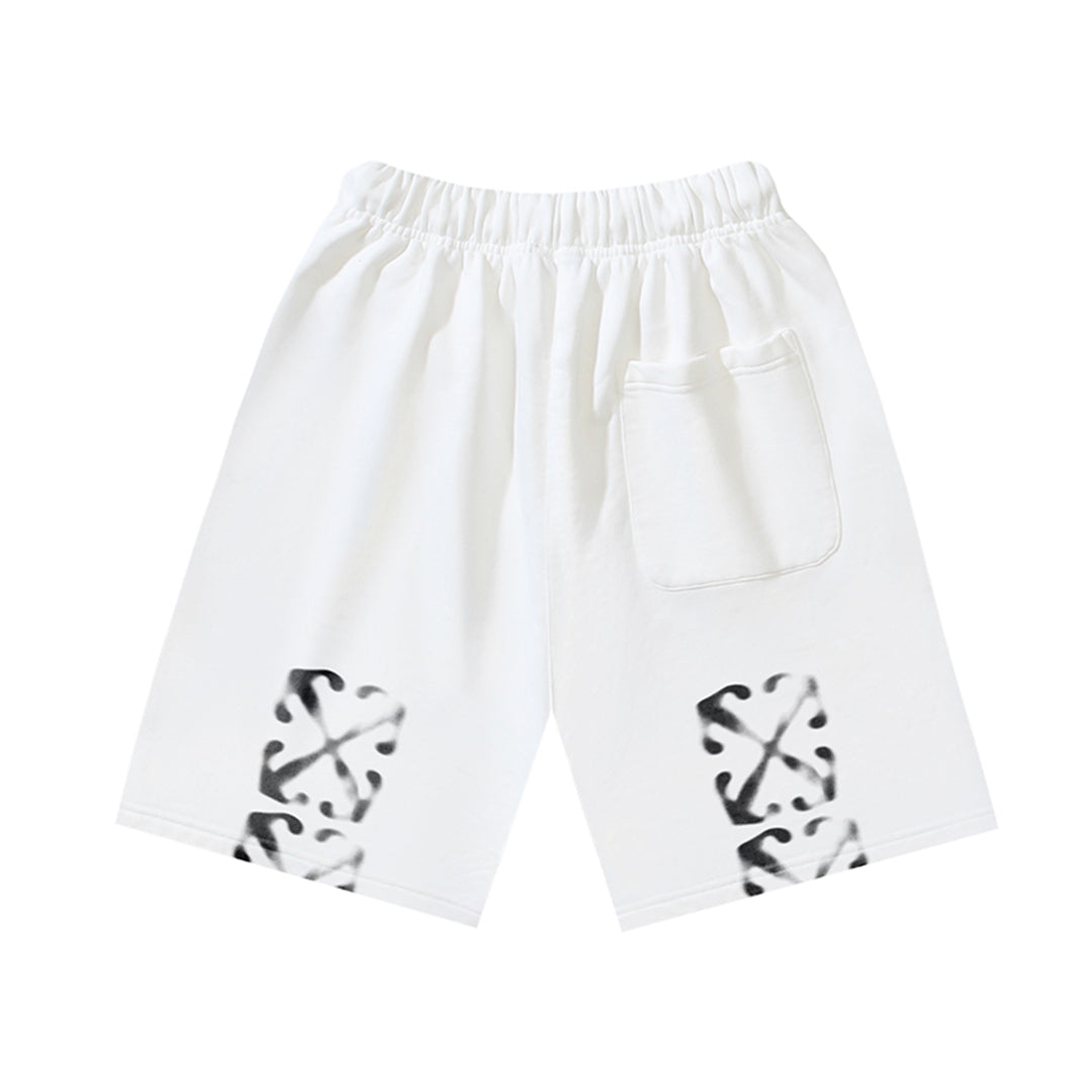 Off-White arrow print shorts#16