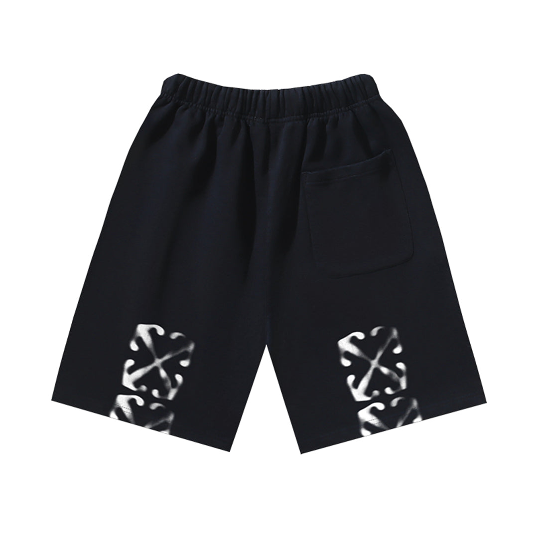 Off-White arrow print shorts#16